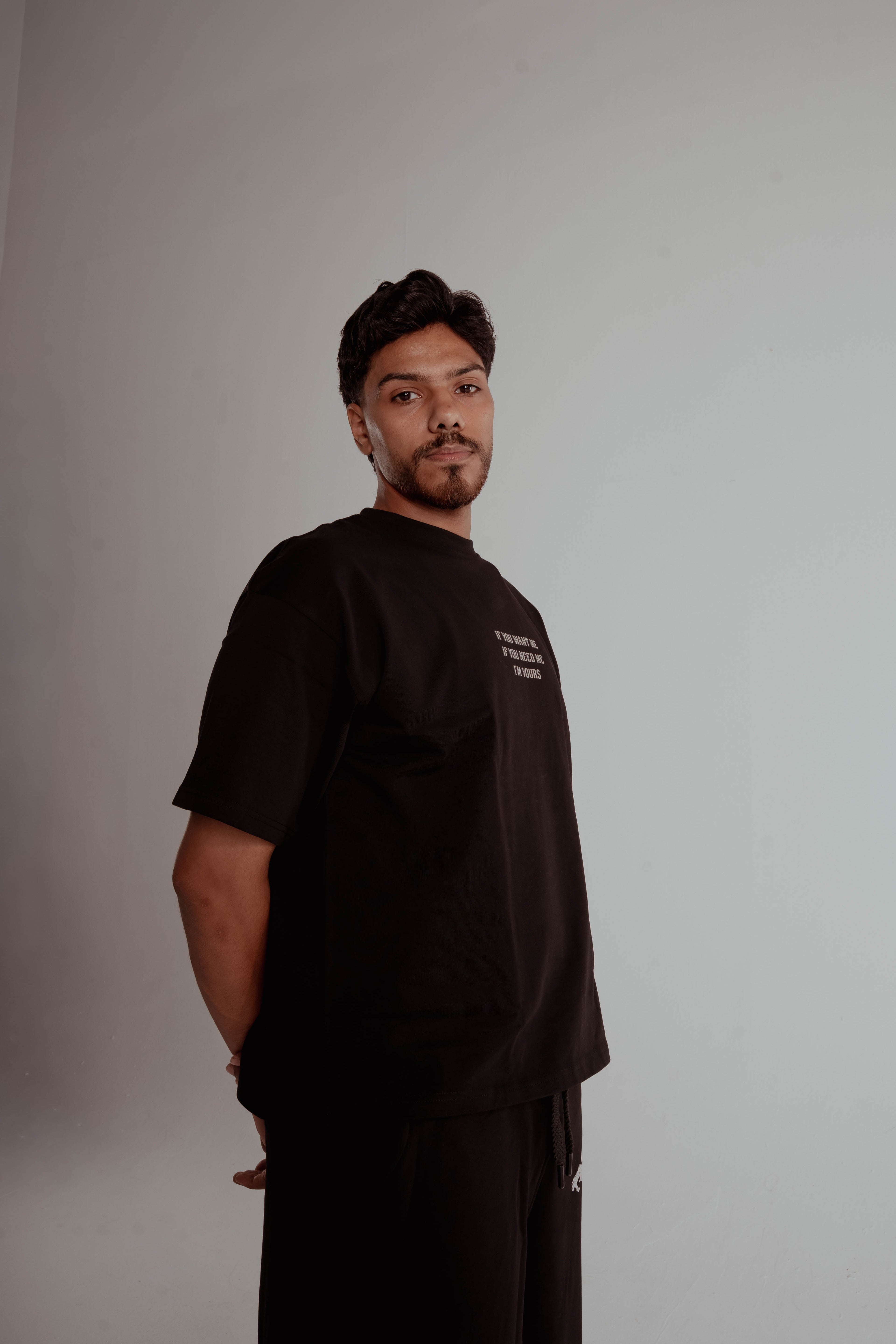 BLACK AFTERGLOW TEE