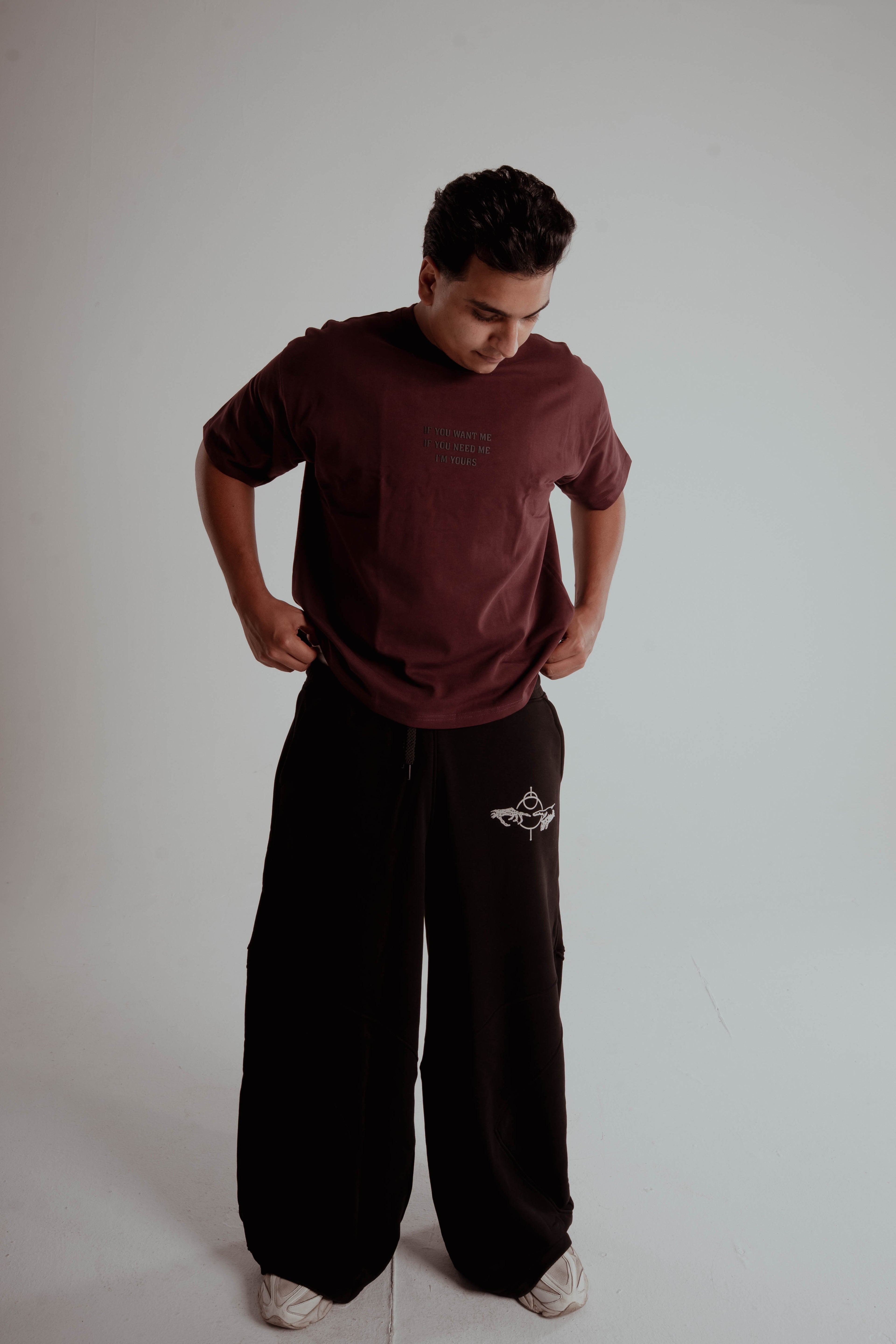BURGUNDY AFTERGLOW TEE